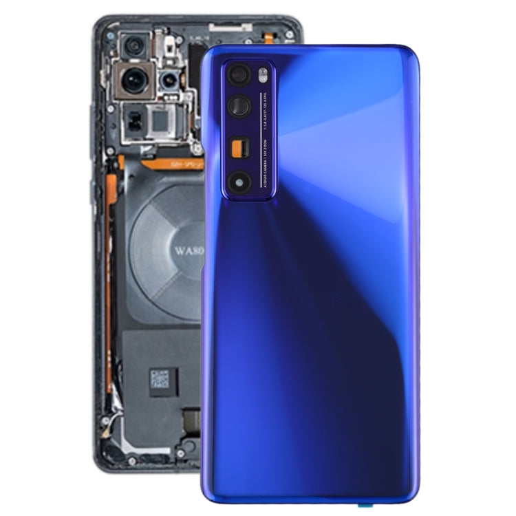 Original Battery Back Cover with Camera Lens Cover for Huawei Nova 7 Pro 5G(Purple) - Back Cover by PMC TechLife | Online Shopping South Africa | PMC TechLife | Buy Now Pay Later Mobicred