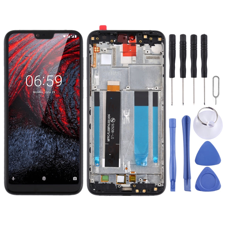 TFT LCD Screen for Nokia X6 / 6.1 Plus TA-1099 TA-1116 TA-1103 TA-1083 Digitizer Full Assembly with Frame - free shipping - PMC TechLife - Order now!