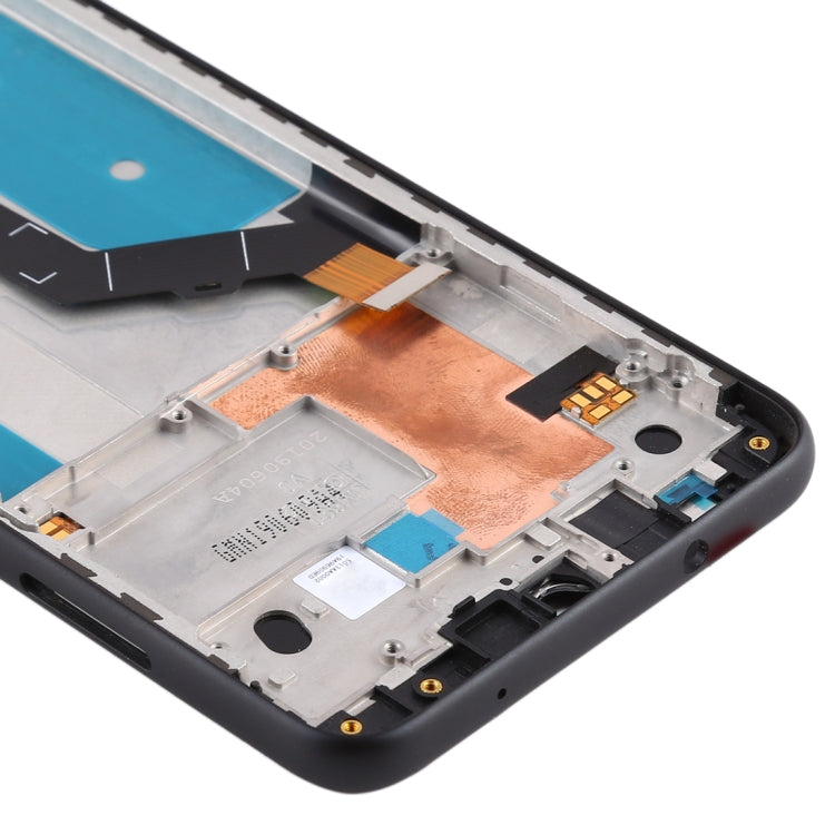 TFT LCD Screen for Nokia 7.2 TA-1196 Digitizer Full Assembly with Frame (Black) - free shipping - PMC TechLife - Order now!