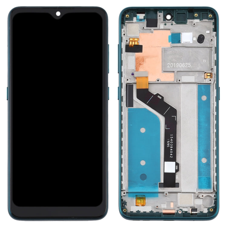 TFT LCD Screen for Nokia 7.2 TA-1196 Digitizer Full Assembly with Frame (Green) - free shipping - PMC TechLife - Order now!
