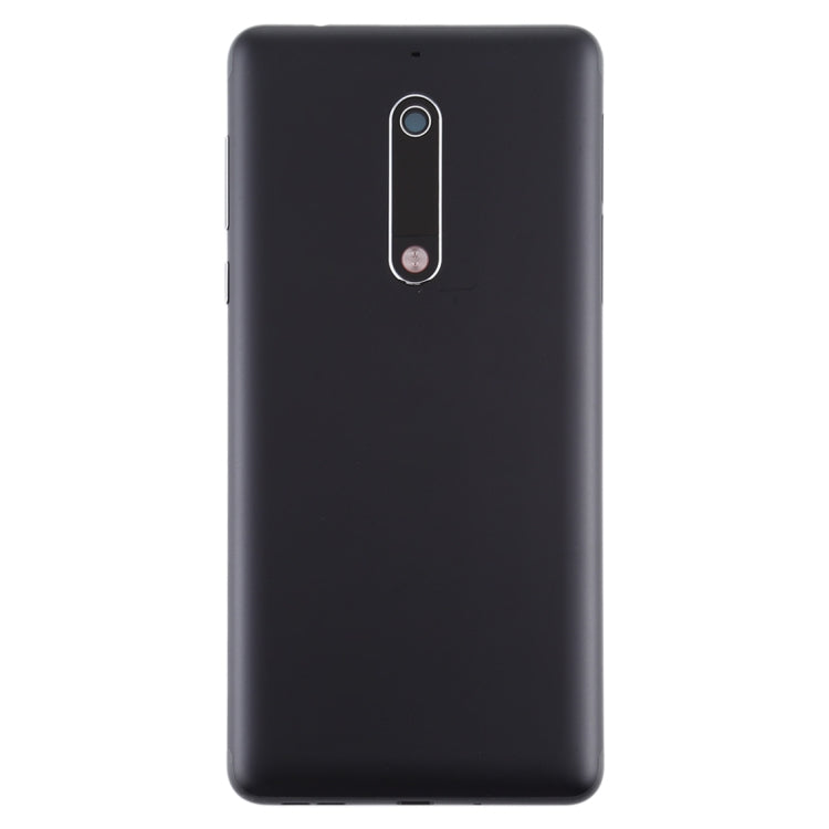 Battery Back Cover with Power & Volume Button Flex Cable & Camera Lens Cover for Nokia 5 TA-1024 TA-1027 TA-1044 TA-1053(Black) - free shipping - PMC TechLife - Order now!