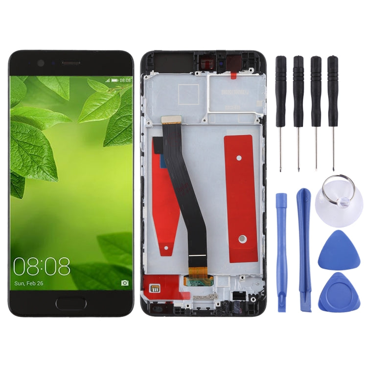 OEM LCD Screen for Huawei P10 Digitizer Full Assembly with Frame(Black) - LCD Screen by PMC TechLife | Online Shopping South Africa | PMC TechLife