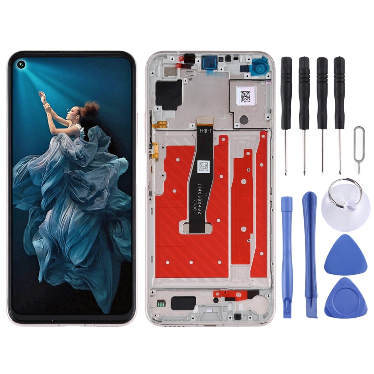 OEM LCD Screen for Huawei Honor 20 / Nova 5T Digitizer Full Assembly with Frame(Gold) - free shipping - PMC TechLife - Order now!