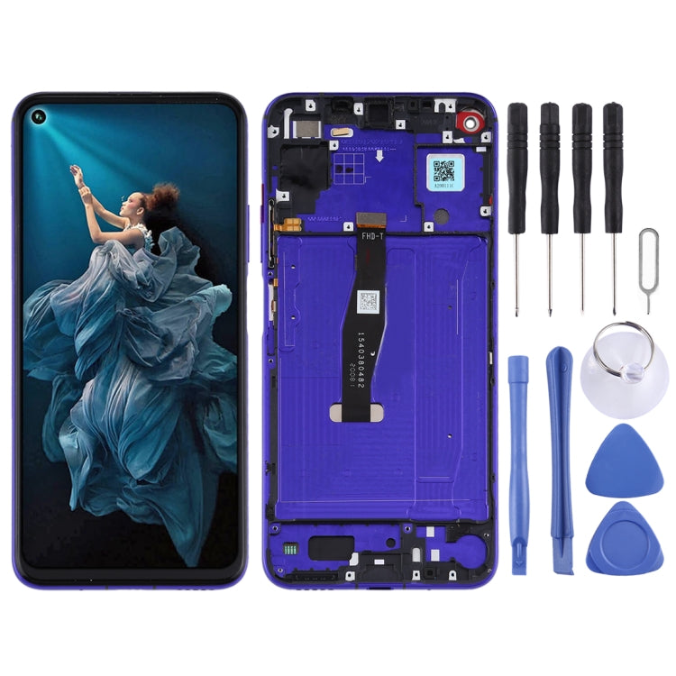 OEM LCD Screen for Huawei Honor 20 / Nova 5T Digitizer Full Assembly with Frame(Sapphire Blue) - free shipping - PMC TechLife - Order now!