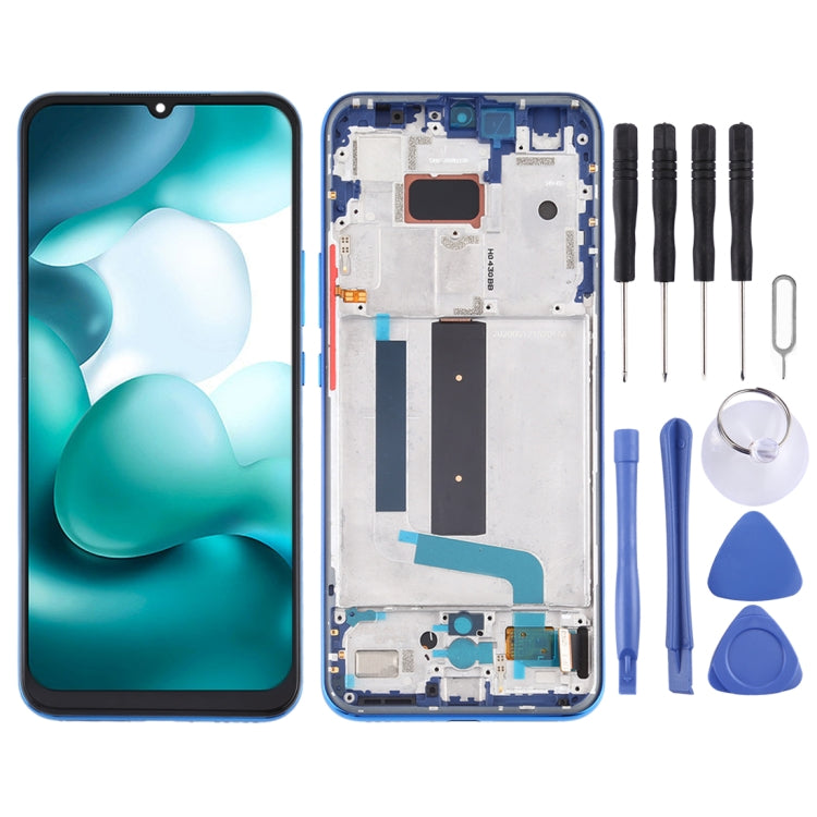 Original AMOLED LCD Screen for Xiaomi Mi 10 Lite 5G with Digitizer Full Assembly(Blue) - free shipping - PMC TechLife - Order now!