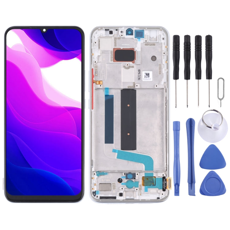 Original AMOLED LCD Screen for Xiaomi Mi 10 Lite 5G with Digitizer Full Assembly(Silver) - free shipping - PMC TechLife - Order now!