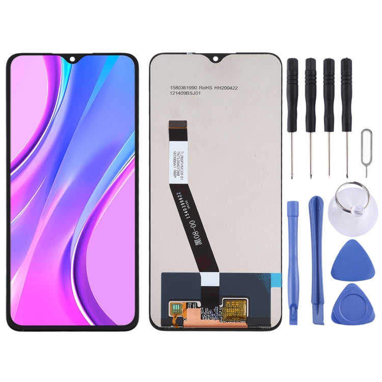 TFT LCD Screen for Xiaomi Redmi 9/Redmi 9 Prime/Poco M2 Digitizer Full Assembly with Frame(Black) - free shipping - PMC TechLife - Order now!