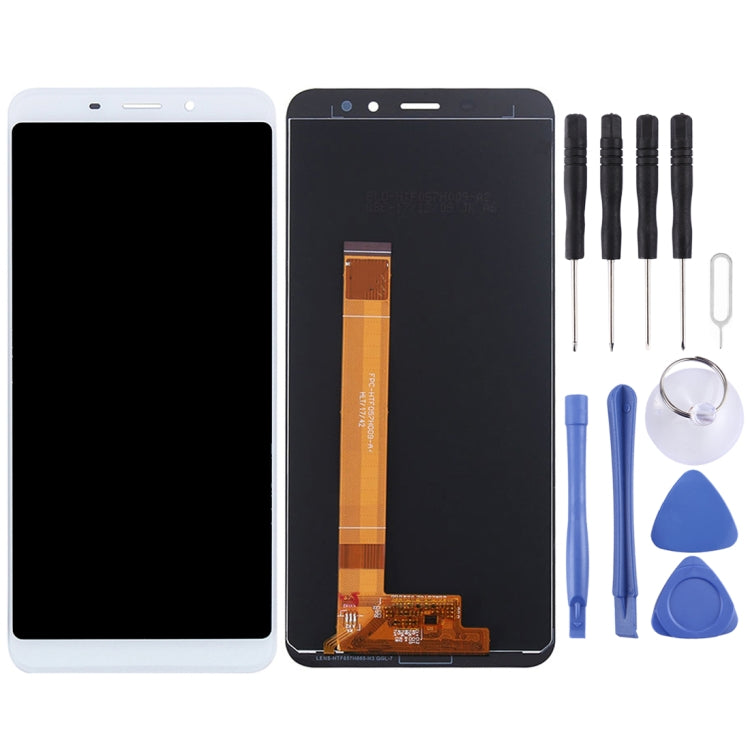 TFT LCD Screen for Meizu Meilan S6 / M6s / M712H / M712Q with Digitizer Full Assembly(White) - free shipping - PMC TechLife - Order now!