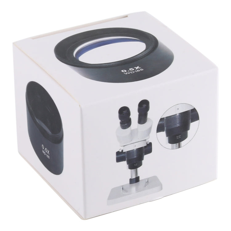Stereo Microscopes Auxiliary Objective Lens Barlow Lens Magnifier 0.5X WD165 - free shipping - PMC TechLife - Order now!