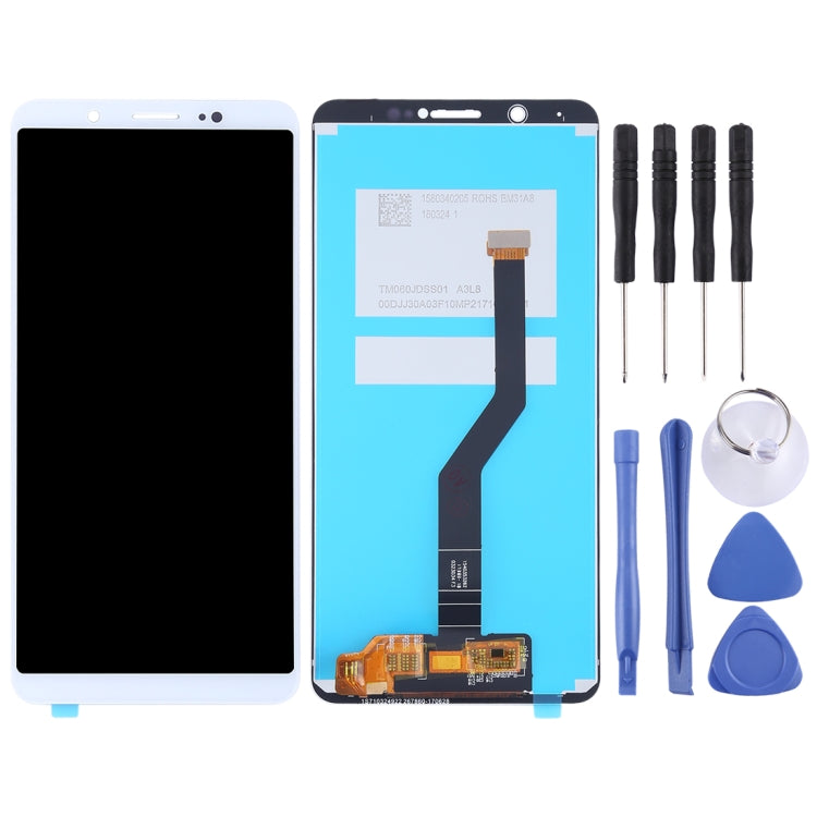 TFT LCD Screen for Vivo Y79 / V7 Plus with Digitizer Full Assembly(White) - free shipping - PMC TechLife - Order now!