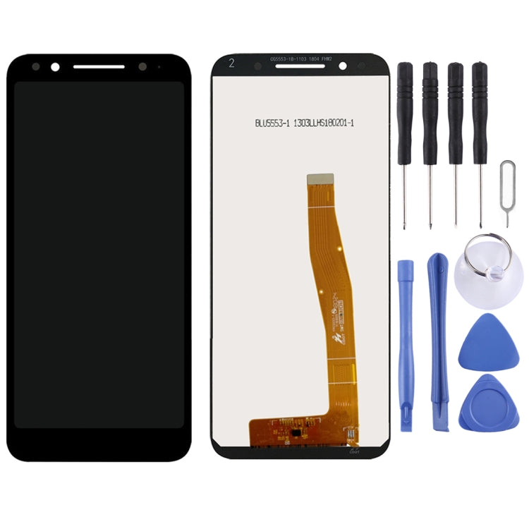 OEM LCD Screen for Alcatel 3 / 5052 / 5052D / 5052Y with Digitizer Full Assembly (Black) - free shipping - PMC TechLife - Order now!