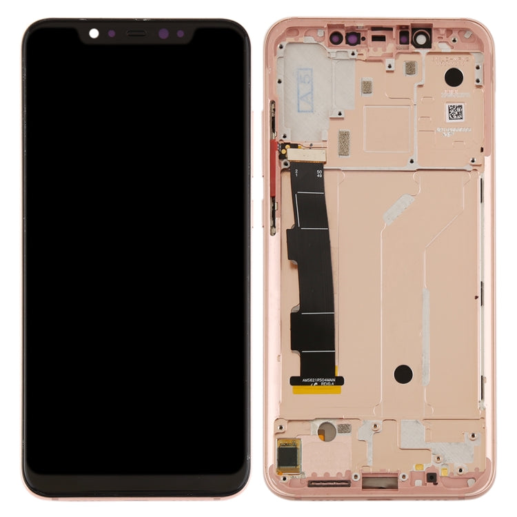 LCD Screen and Digitizer Full Assembly with Frame & Side Keys for Xiaomi Mi 8(Rose Gold) - free shipping - PMC TechLife - Order now!