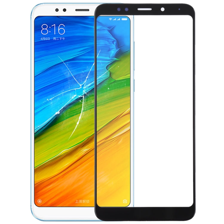 Front Screen Outer Glass Lens for Xiaomi Redmi Note 5 / Note 5 Pro(Black) - free shipping - PMC TechLife - Order now!
