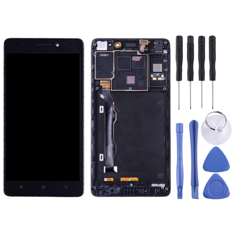 OEM LCD Screen for Lenovo K3 Note / K50-T5 Digitizer Full Assembly with Frame (Black) - free shipping - PMC TechLife - Order now!
