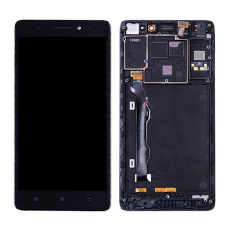 OEM LCD Screen for Lenovo K3 Note / K50-T5 Digitizer Full Assembly with Frame (Black) - free shipping - PMC TechLife - Order now!