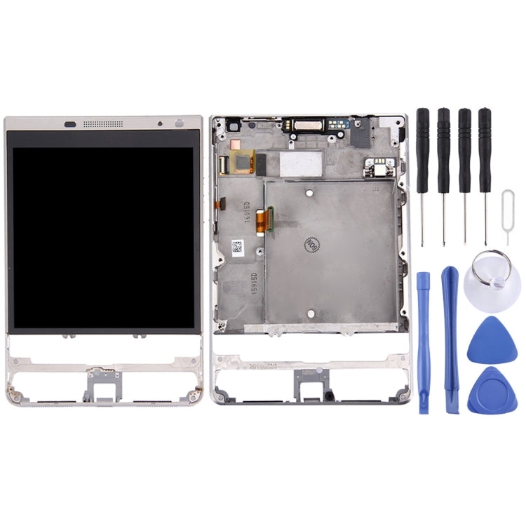 OEM LCD Screen for BlackBerry Passport Silver Edition Digitizer Full Assembly with Frame - free shipping - PMC TechLife - Order now!