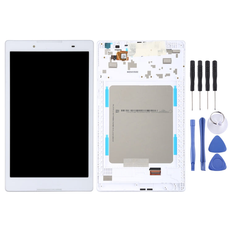 OEM LCD Screen for Lenovo Tab 2 A8-50 A8-50F A8-50LC Digitizer Full Assembly with Frame (White) - free shipping - PMC TechLife - Order now!