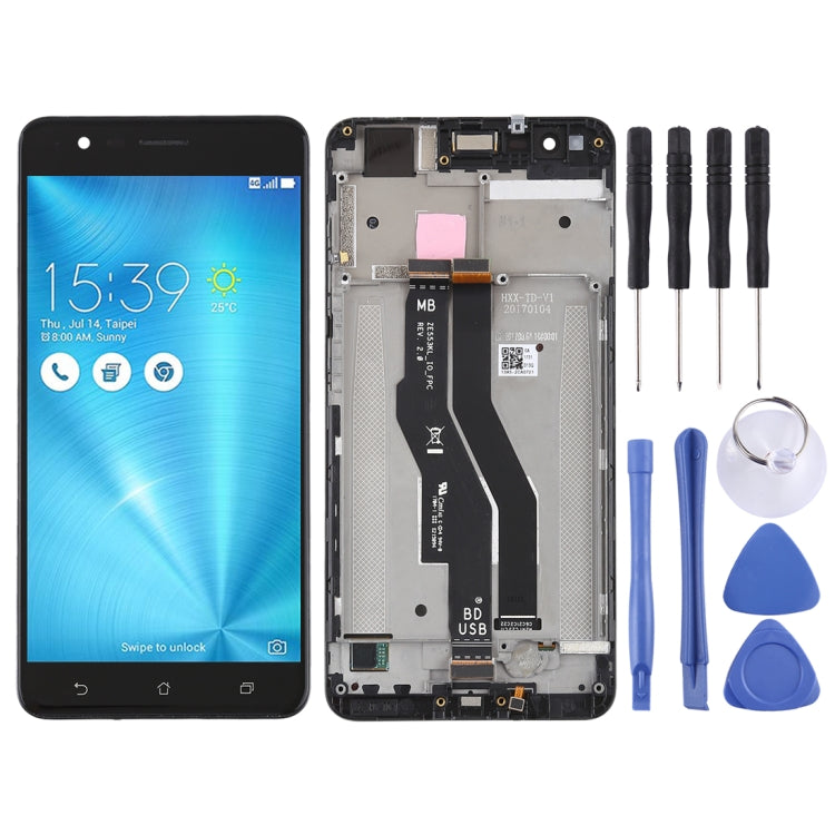 OEM LCD Screen for Asus Zenfone 3 Zoom ZE553KL Digitizer Full Assembly with Frame���Black) - free shipping - PMC TechLife - Order now!