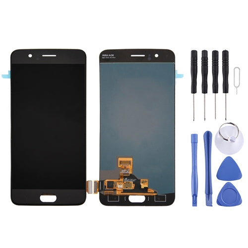 For OnePlus 5  with Digitizer Full Assembly OEM LCD Screen (Black) - free shipping - PMC TechLife - Order now!