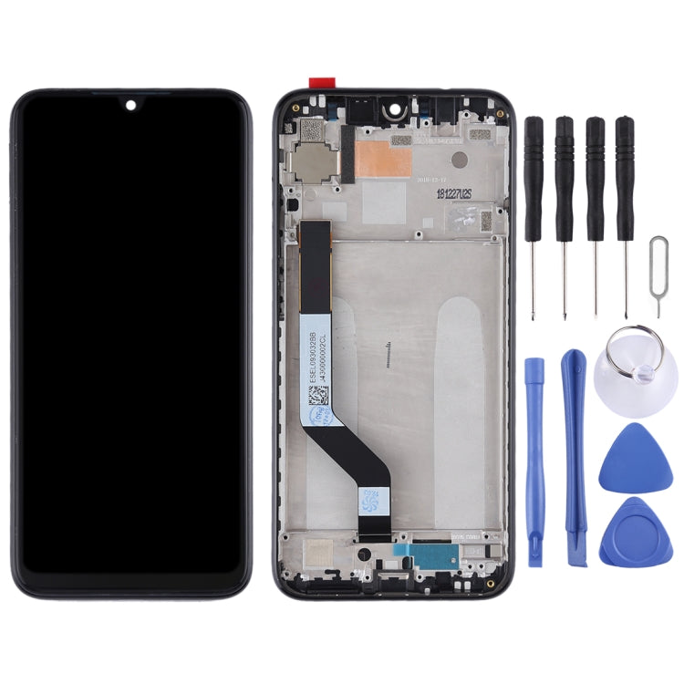 TFT LCD Screen for Xiaomi Redmi Note 7 / Redmi Note 7 Pro Digitizer Full Assembly with Frame(Black) - free shipping - PMC TechLife - Order now!