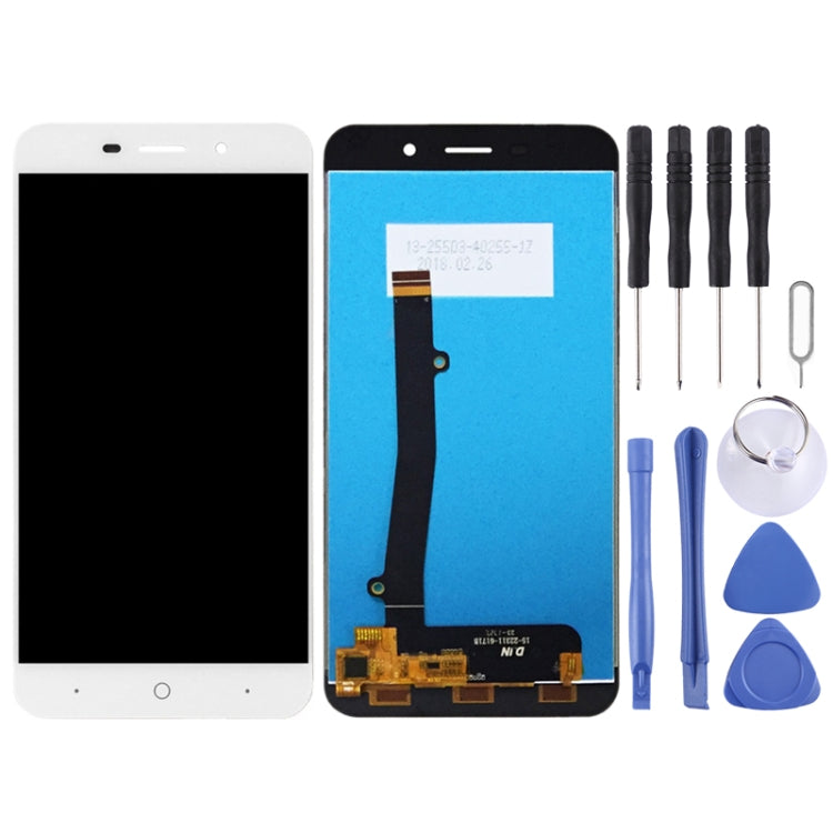 OEM LCD Screen for ZTE Blade A602 with Digitizer Full Assembly (White) - free shipping - PMC TechLife - Order now!