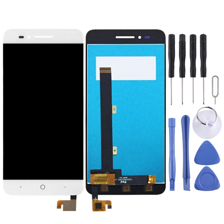 OEM LCD Screen for ZTE Blade A610 A610C with Digitizer Full Assembly (White) - free shipping - PMC TechLife - Order now!