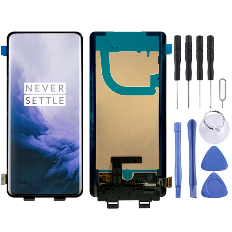 For OnePlus 7 Pro / 7T Pro with Digitizer Full Assembly OEM LCD Screen (Black) - free shipping - PMC TechLife - Order now!