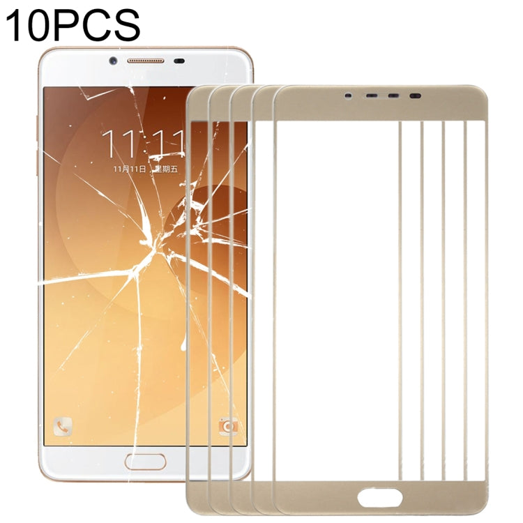 For Samsung Galaxy C9 Pro / C900 10pcs Front Screen Outer Glass Lens (Gold) - free shipping - PMC TechLife - Order now!
