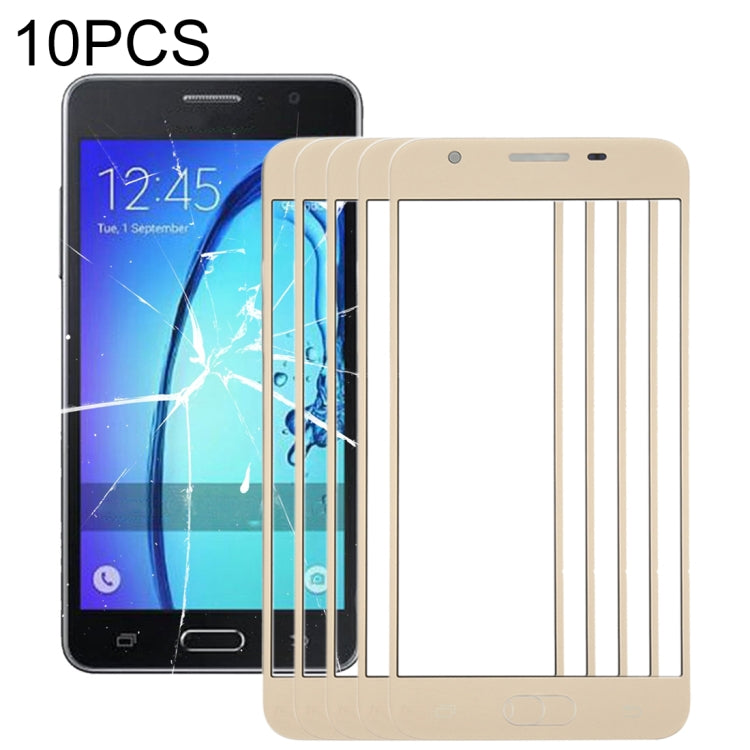 For Samsung Galaxy On5 / G550 10pcs Front Screen Outer Glass Lens (Gold) - free shipping - PMC TechLife - Order now!