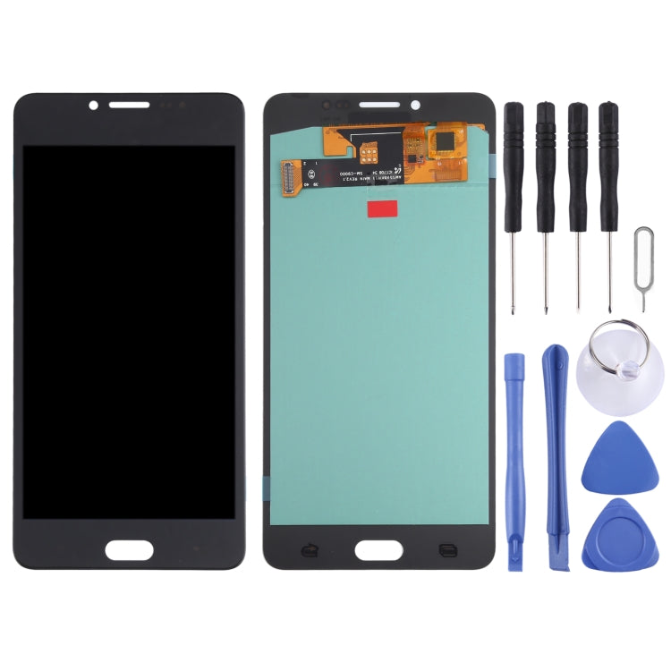 OLED Material LCD Screen and Digitizer Full Assembly for Samsung Galaxy C9 Pro SM-C9000/C900(Black) - free shipping - PMC TechLife - Order now!