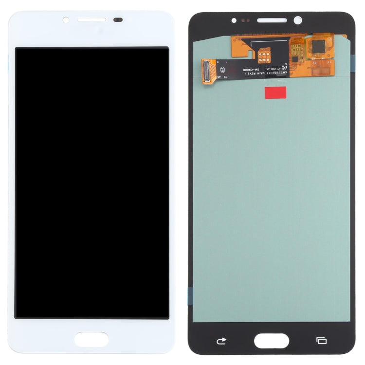 OLED Material LCD Screen and Digitizer Full Assembly for Samsung Galaxy C9 Pro SM-C9000/C900(White) - free shipping - PMC TechLife - Order now!