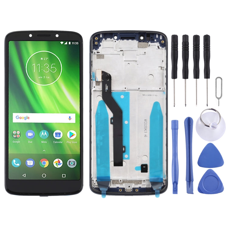 TFT LCD Screen for Motorola Moto G6 Play Digitizer Full Assembly with Frame(Black) - free shipping - PMC TechLife - Order now!