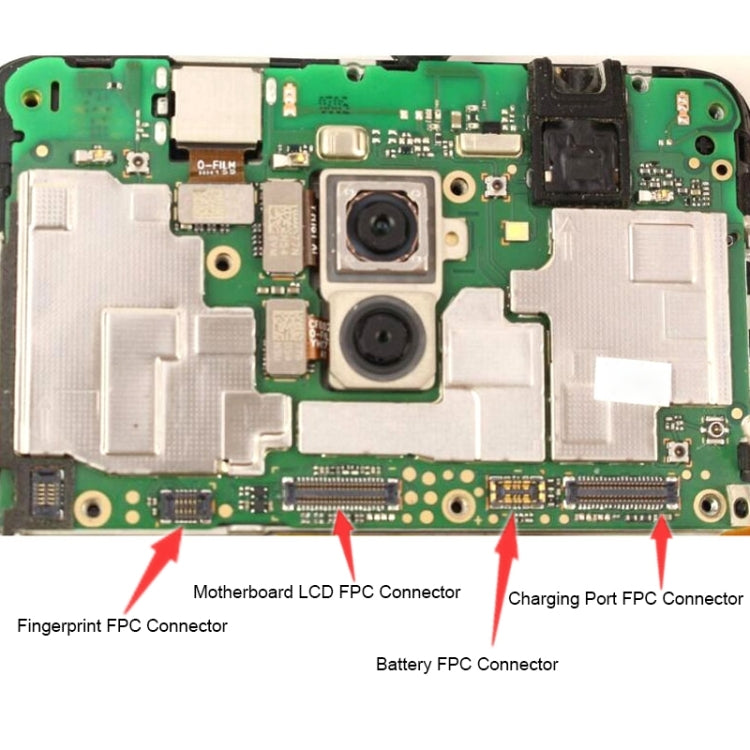 For Huawei Mate 10 10PCS Motherboard LCD Display FPC Connector - FPC Connector by PMC TechLife | Online Shopping South Africa | PMC TechLife