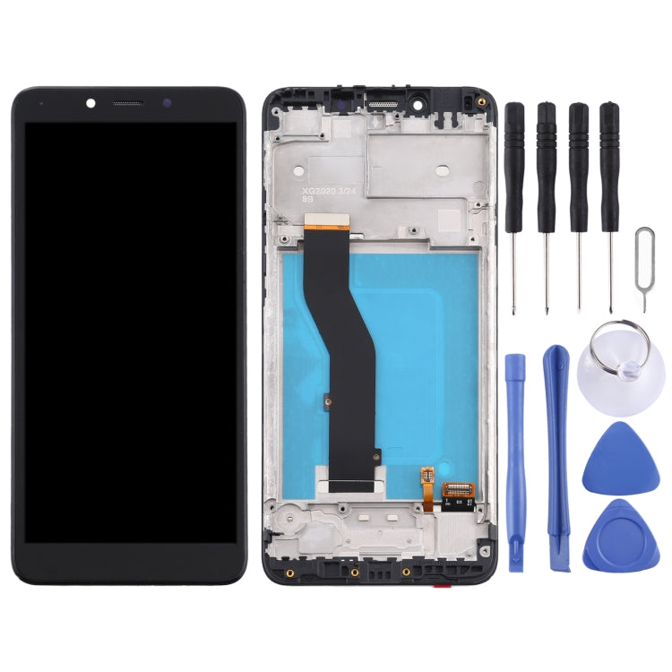 LCD Screen for LG K20 (2019)LM-X120EMW LMX120EMW LM-X120 Digitizer Full Assembly With Frame (Black) - free shipping - PMC TechLife - Order now!