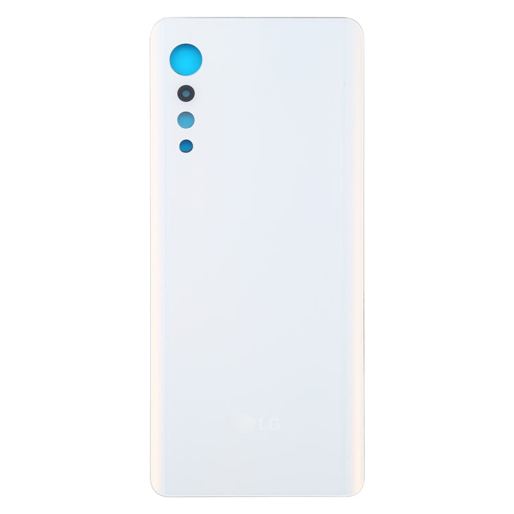 Battery Back Cover for LG Velvet LMG910EMW LM-G910EMW / Velvet 5G LM-G900N LM-G900EM(White) - For LG by PMC TechLife | Online Shopping South Africa | PMC TechLife
