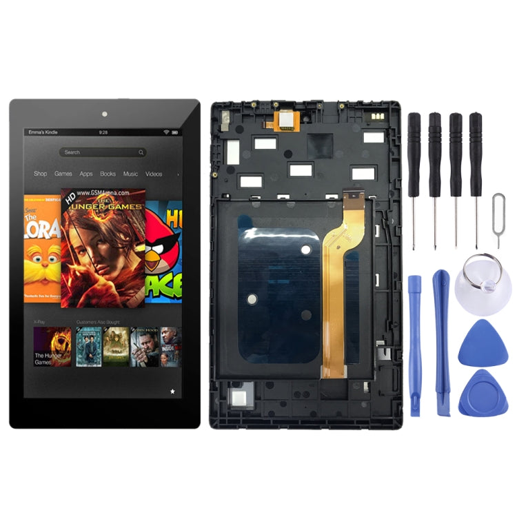 OEM LCD Screen for Amazon Kindle Fire HD 7 2019 9th M8S26G  Digitizer Full Assembly with Frame���Black) - free shipping - PMC TechLife - Order now!