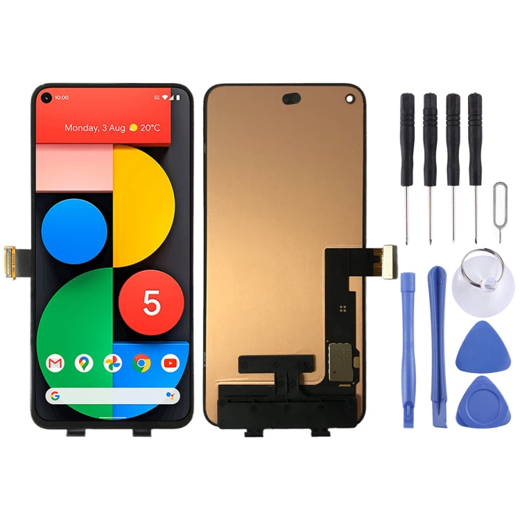Original OLED LCD Screen for Google Pixel 5 GD1YQ GTT9Q with Digitizer Full Assembly - free shipping - PMC TechLife - Order now!