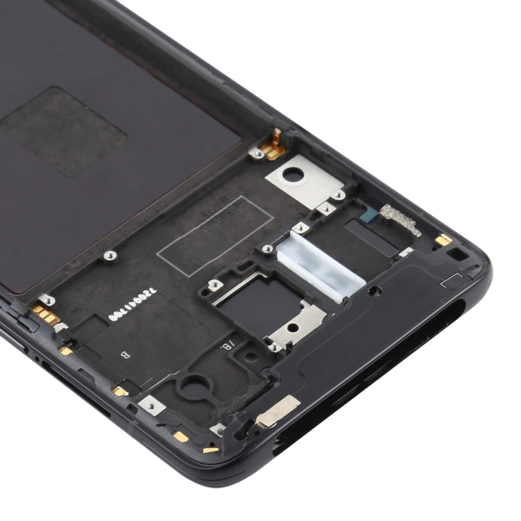 For OPPO Reno 5G/Reno 4G PCAM00 PCAT00 CPH1917 CPH1921 Front Housing LCD Frame Bezel Plate (Black) - Frame Bezel Plate by PMC TechLife | Online Shopping South Africa | PMC TechLife