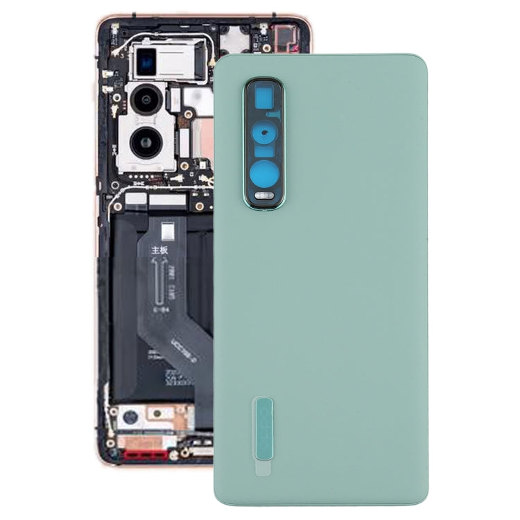 For OPPO Find X2 Pro CPH2025 PDEM30 Original Leather Material Battery Back Cover(Green) - free shipping - PMC TechLife - Order now!