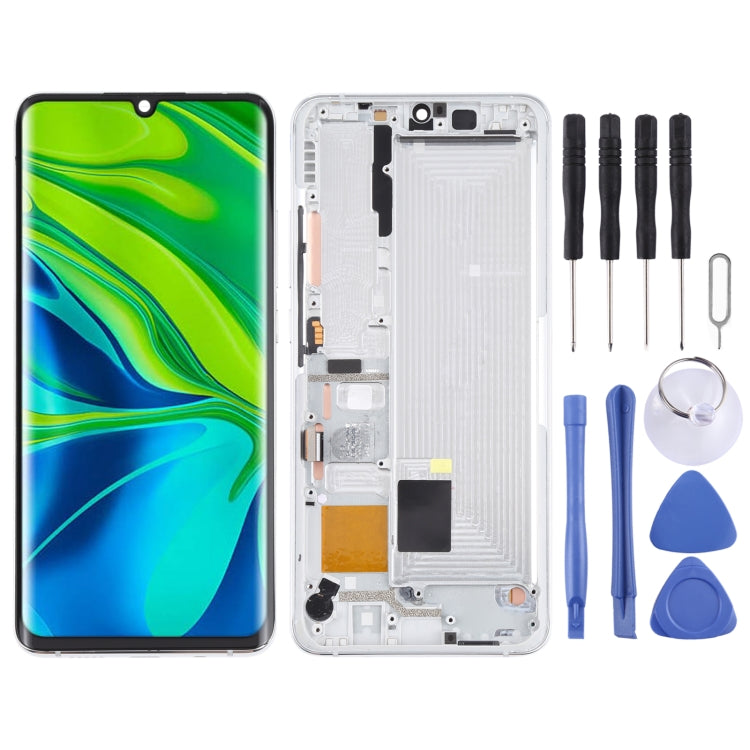 Original LCD Screen and Digitizer Full Assembly With Frame for Xiaomi Mi CC9 Pro / Mi Note 10 / Mi Note 10 Pro(White) - free shipping - PMC TechLife - Order now!