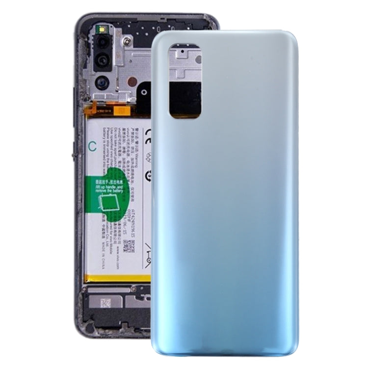 For Vivo iQOO Z1 / V1986A Battery Back Cover (Silver) - Back Cover by PMC TechLife | Online Shopping South Africa | PMC TechLife