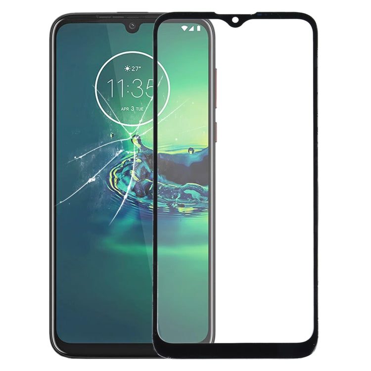 Front Screen Outer Glass Lens for Motorola Moto G8 Plus XT2019 / XT2019-2 (Black) - free shipping - PMC TechLife - Order now!