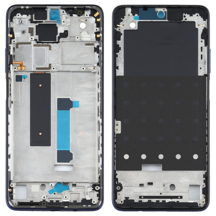 Original Front Housing LCD Frame Bezel Plate for Xiaomi Mi 10T Lite 5G M2007J17G (Blue) - Frame Bezel Plate by PMC TechLife | Online Shopping South Africa | PMC TechLife
