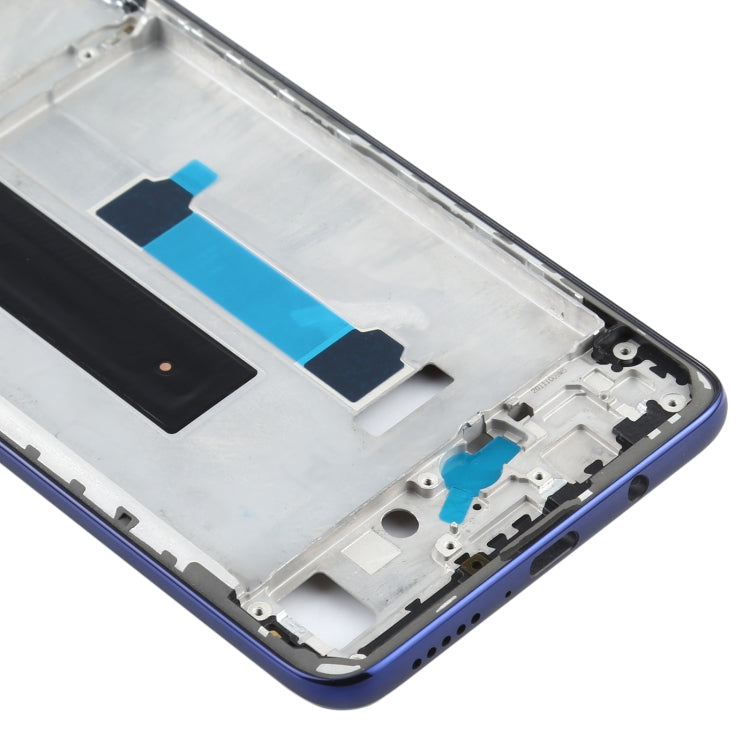 Original Front Housing LCD Frame Bezel Plate for Xiaomi Mi 10T Lite 5G M2007J17G (Blue) - Frame Bezel Plate by PMC TechLife | Online Shopping South Africa | PMC TechLife