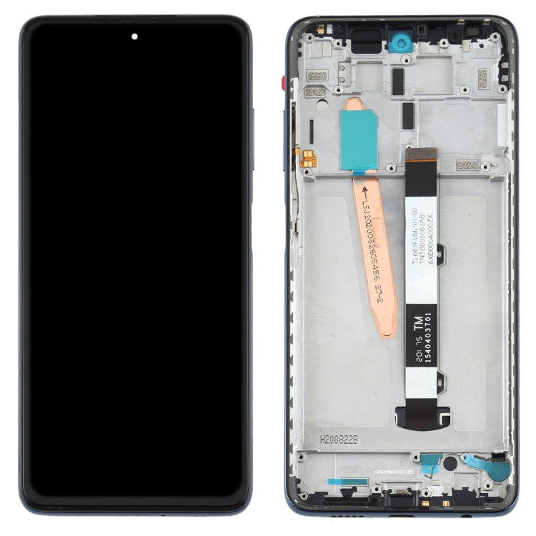 Original LCD Screen for Xiaomi Poco X3 NFC / Poco X3 Digitizer Full Assembly with Frame(Black) - free shipping - PMC TechLife - Order now!