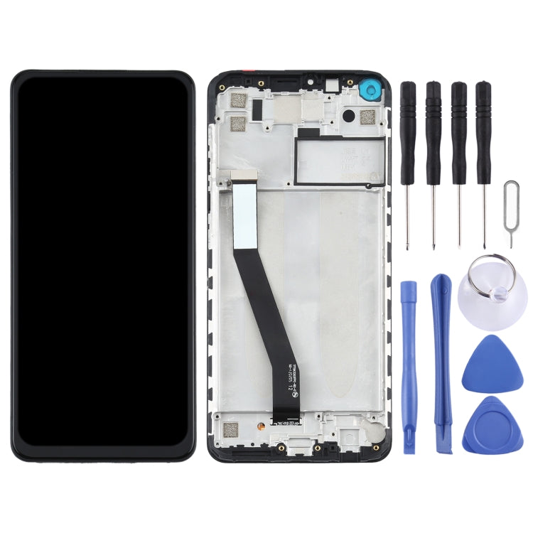 TFT LCD Screen for Xiaomi Redmi Note 9 /Redmi 10X 4G Digitizer Full Assembly with Frame(Black) - free shipping - PMC TechLife - Order now!