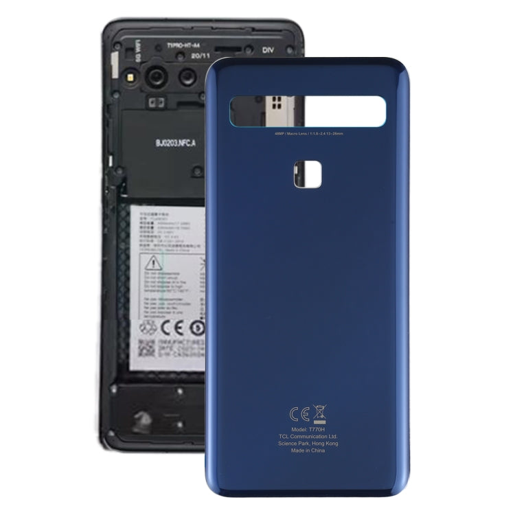 Original Battery Back Cover for TCL 10L (10 Lite) T770H(Blue) - For TCL by PMC TechLife | Online Shopping South Africa | PMC TechLife
