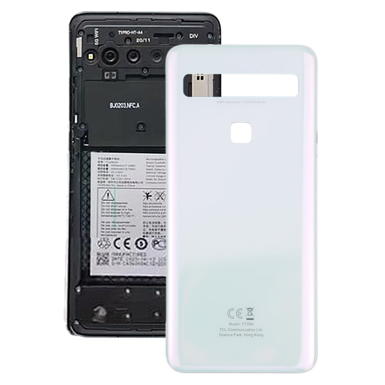 Original Battery Back Cover for TCL 10L (10 Lite) T770H(White) - For TCL by PMC TechLife | Online Shopping South Africa | PMC TechLife