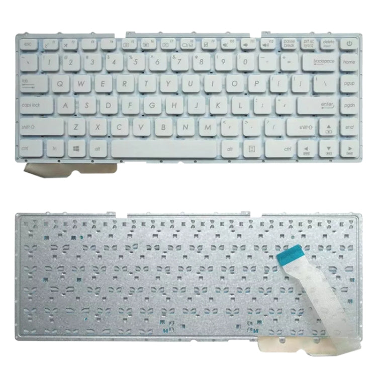 US Version Keyboard for Asus VivoBook X441 X441S X441SA X441SC X441N X441NA A441NA A441SA A441SC F441NA F441SA (White) - Replacement Keyboards by PMC TechLife | Online Shopping South Africa | PMC TechLife