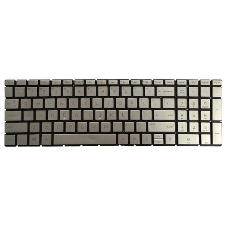 US Version Keyboard with Keyboard Backlight for HP 15-DA 15-DA0002DX 15-DA0008CA 15-DB 15-DB0003CA TPN-C135 TPN-C136 (Silver) - Replacement Keyboards by PMC TechLife | Online Shopping South Africa | PMC TechLife | Buy Now Pay Later Mobicred